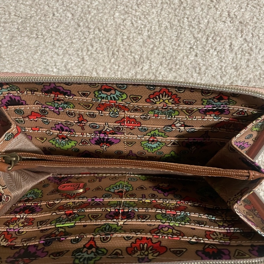 Sakroots Multicolor Patterned Zip Wallet - Vibran… - image 3